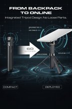 RovEdge Mk-I 189Wh Portable Power Tripod | Compatible with Starlink Mini Battery Pack