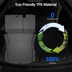 Trunk Mat With Backrest Mat for Model 3 Highland