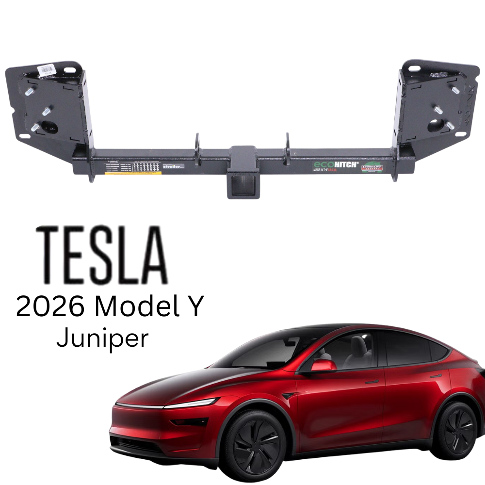 Stainless Steel Stealth EcoHitch for Tesla Model Y Juniper 2026 | Heavy-Duty Tow Hitch Receiver | Model Y Juniper Towing