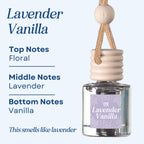 Lavender Vanilla Scented Car Freshener