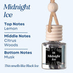 Midnight Ice Scented Car Freshener