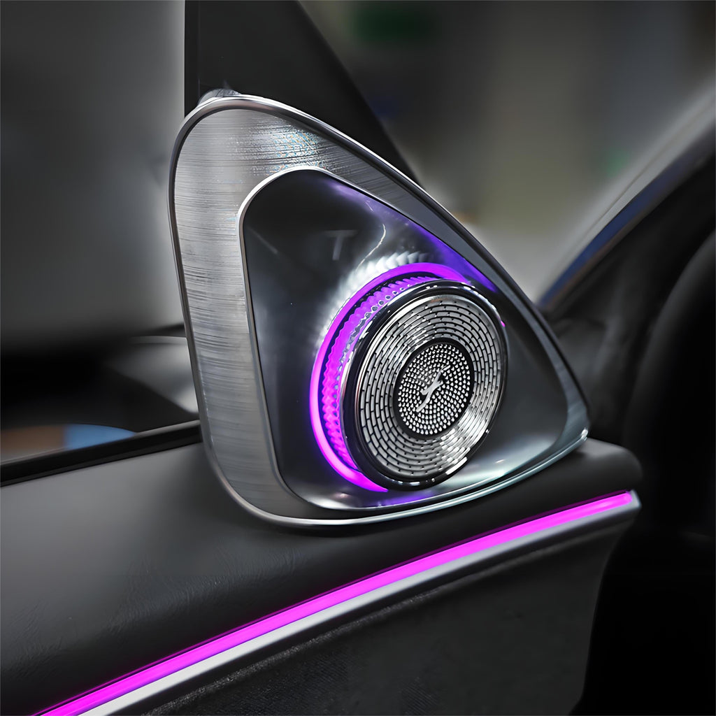 4D Rotating LED Ambient Tweeter Speakers for Model Y Juniper / Model 3 Highland
