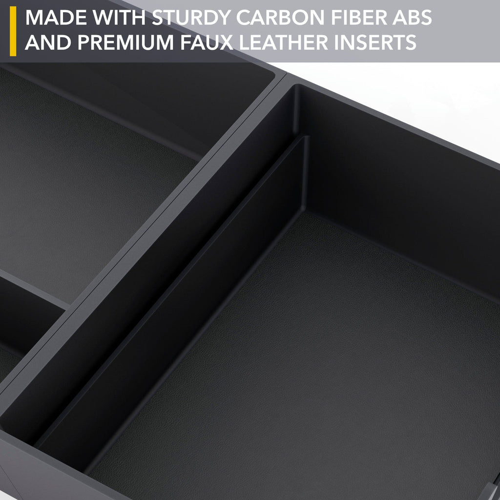 Lower Center Console Organizer | Tesla Model S / Tesla Model X 2021-2026