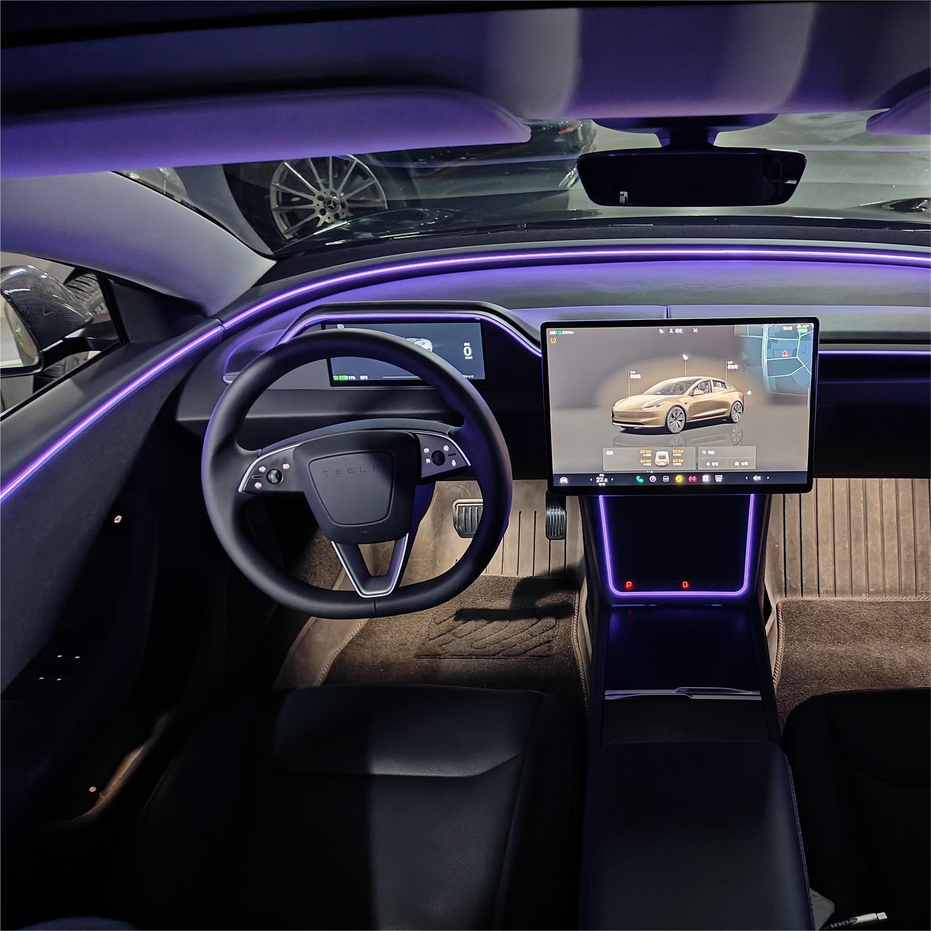 8.9'' Dashboard Display with Ambient Lighting for Model 3 Highland / Model Y Juniper