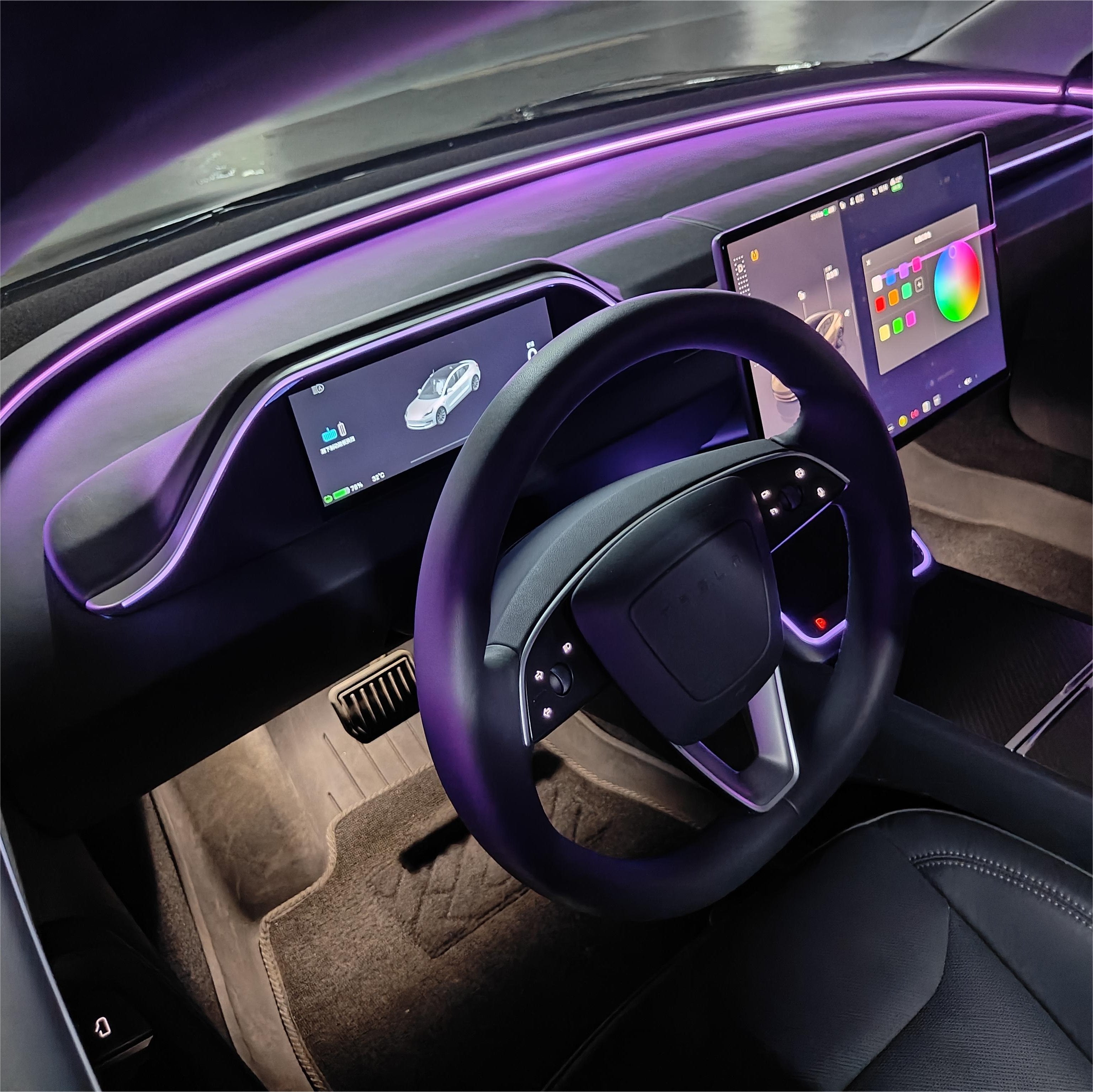 8.9'' Dashboard Display with Ambient Lighting for Model 3 Highland / Model Y Juniper