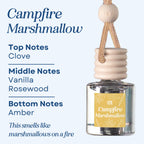 Campfire Marshmallow Scented Car Freshener
