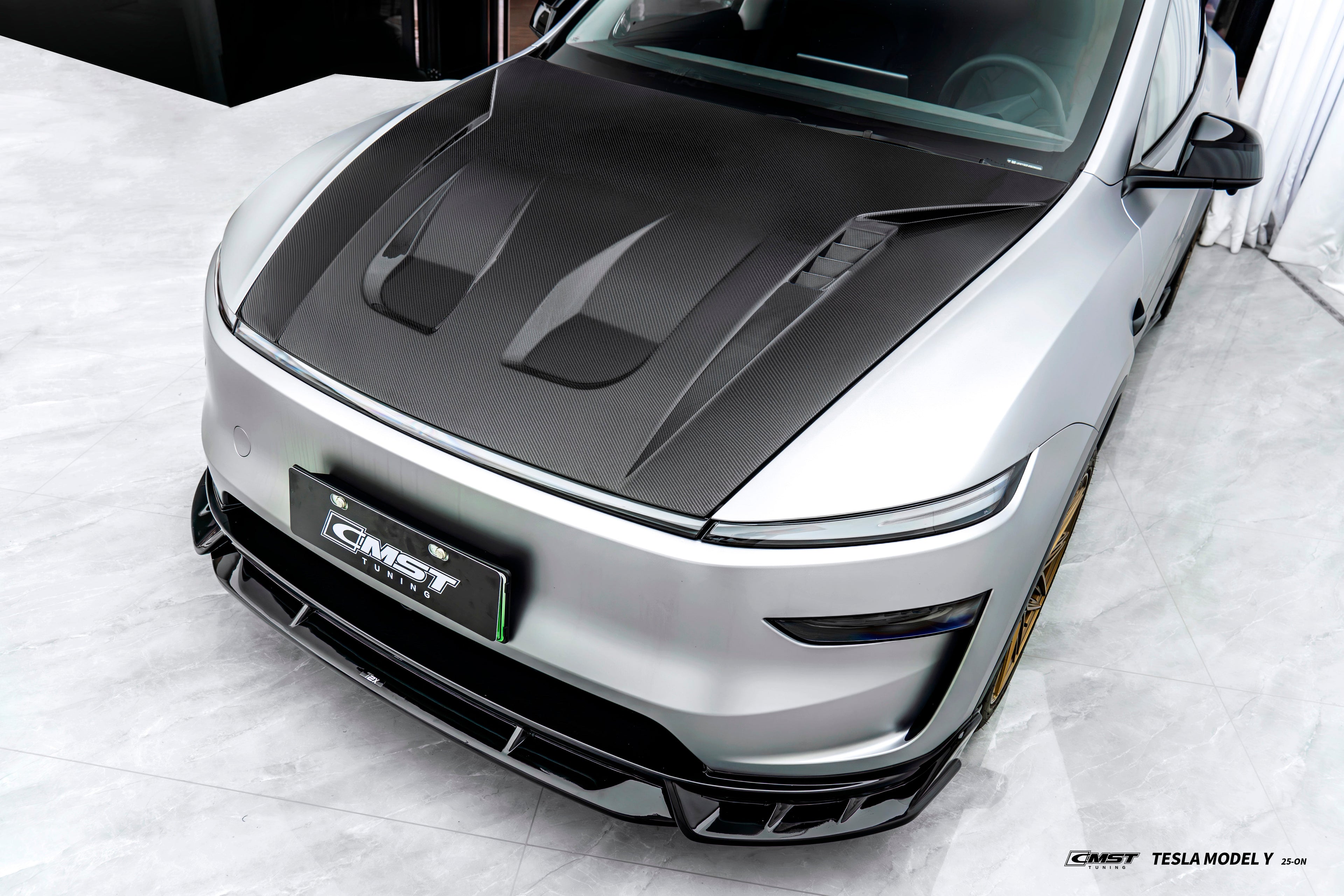 CMST Tuning Front Lip for Tesla Model Y Juniper 2026-ON ABS