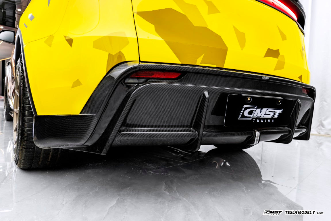 CMST Tuning V1 Rear Diffuser for Tesla Model Y Juniper 2026-ON Carbon Fiber / FRP