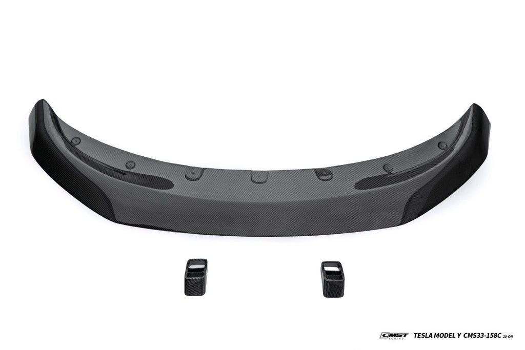 CMST Tuning V2 Front Lip for Tesla Model Y Juniper 2026-ON Carbon Fiber / FRP