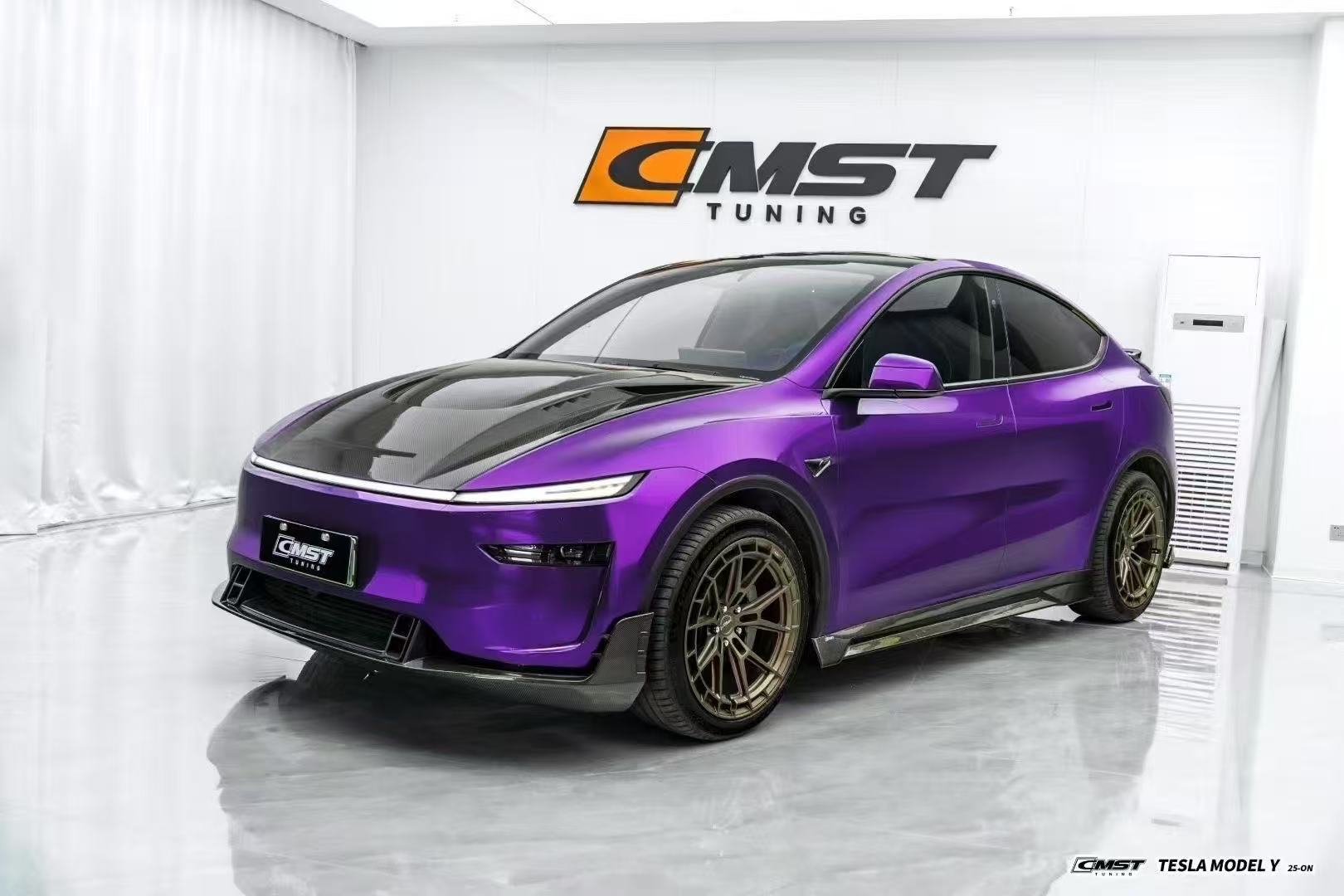 CMST Tuning V2 Side Skirts for Tesla Model Y Juniper 2026-ON Carbon Fiber / FRP