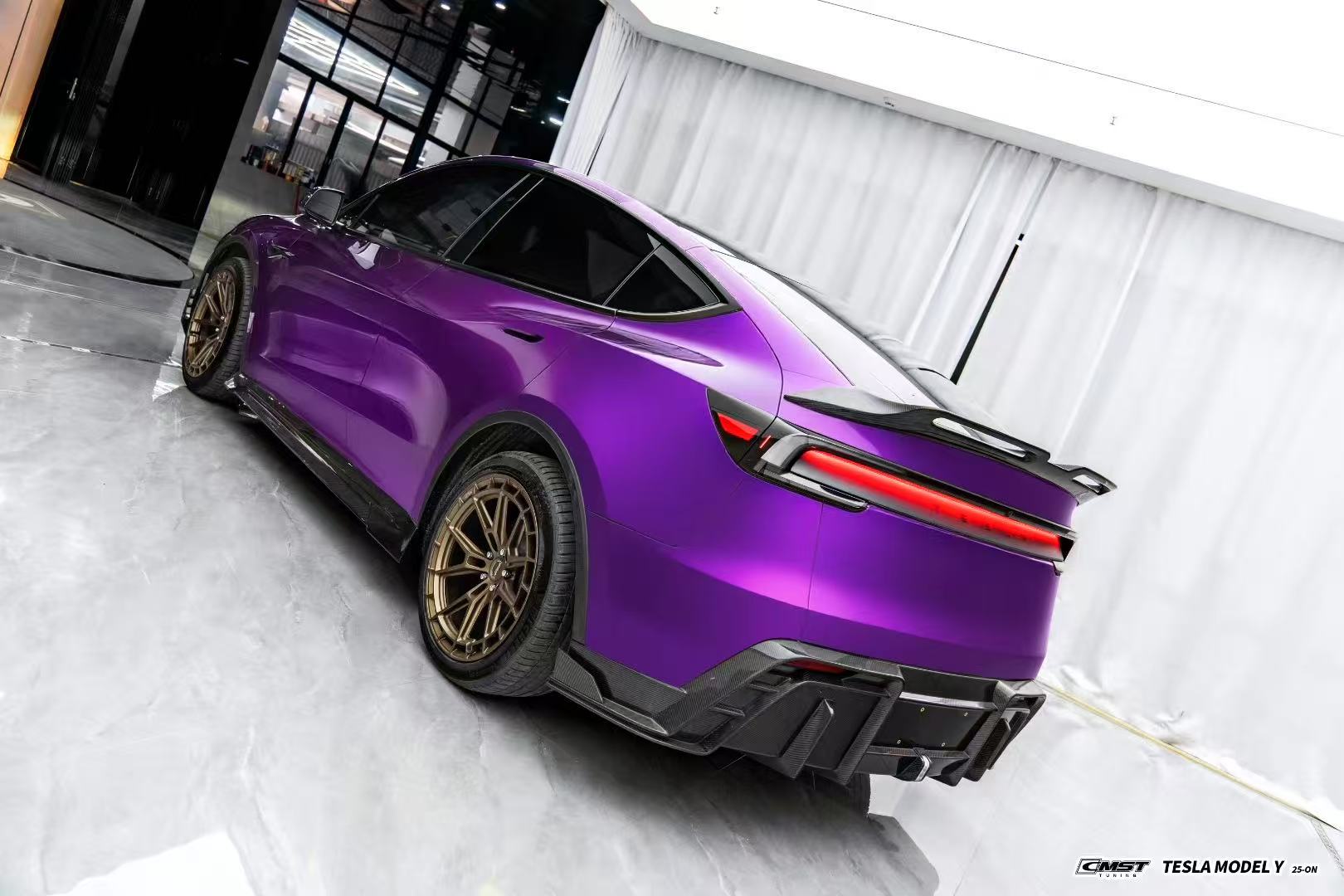 CMST Tuning V2 Rear Spoiler for Tesla Model Y Juniper 2026-ON Carbon Fiber / FRP