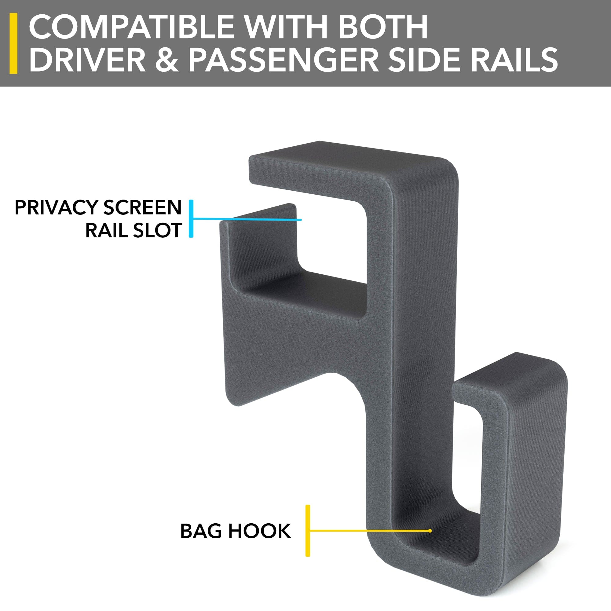 Trunk Hooks | Grocery Bag Hanger / Holder for Tesla Model S 2021-2026
