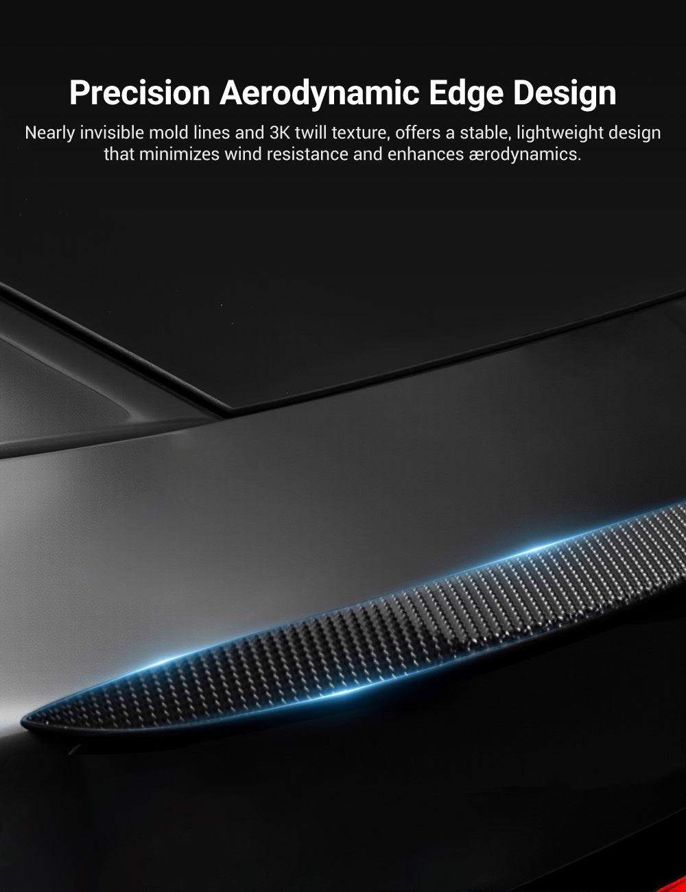 Performance Style Dry Carbon Fiber Spoiler for Model Y Juniper 2025+ |