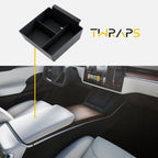 Center Console Storage Tray | Tesla Model S & Model X 2021-2026 Armrest Organizer
