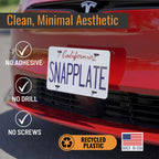 Tesla Model S SnapPlate Front License Plate Holder