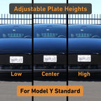 Tesla Model Y SnapPlate Front License Plate Holder