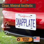 Tesla Model X SnapPlate Front License Plate Holder