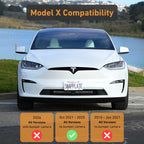 Tesla Model X SnapPlate Front License Plate Holder