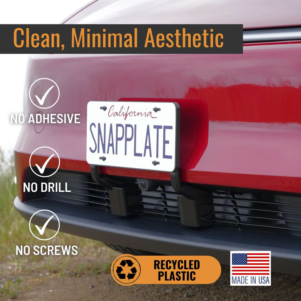 Tesla Model Y SnapPlate Front License Plate Holder