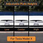 Tesla Model X SnapPlate Front License Plate Holder