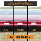 Tesla Model Y SnapPlate Front License Plate Holder