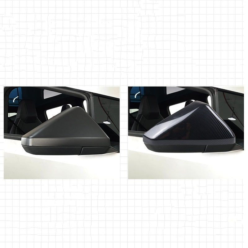 ABS Mirror Covers for Cybertruck | Carbon Fiber Pattern | 2 Finishes |