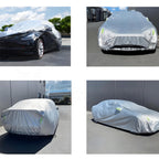 All-Weather Car Cover for Model 3/Y/S | Charging Port Access | Waterproof Oxford