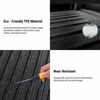 All Weather Front And Rear TPE Trunk Mat for Model Y |
