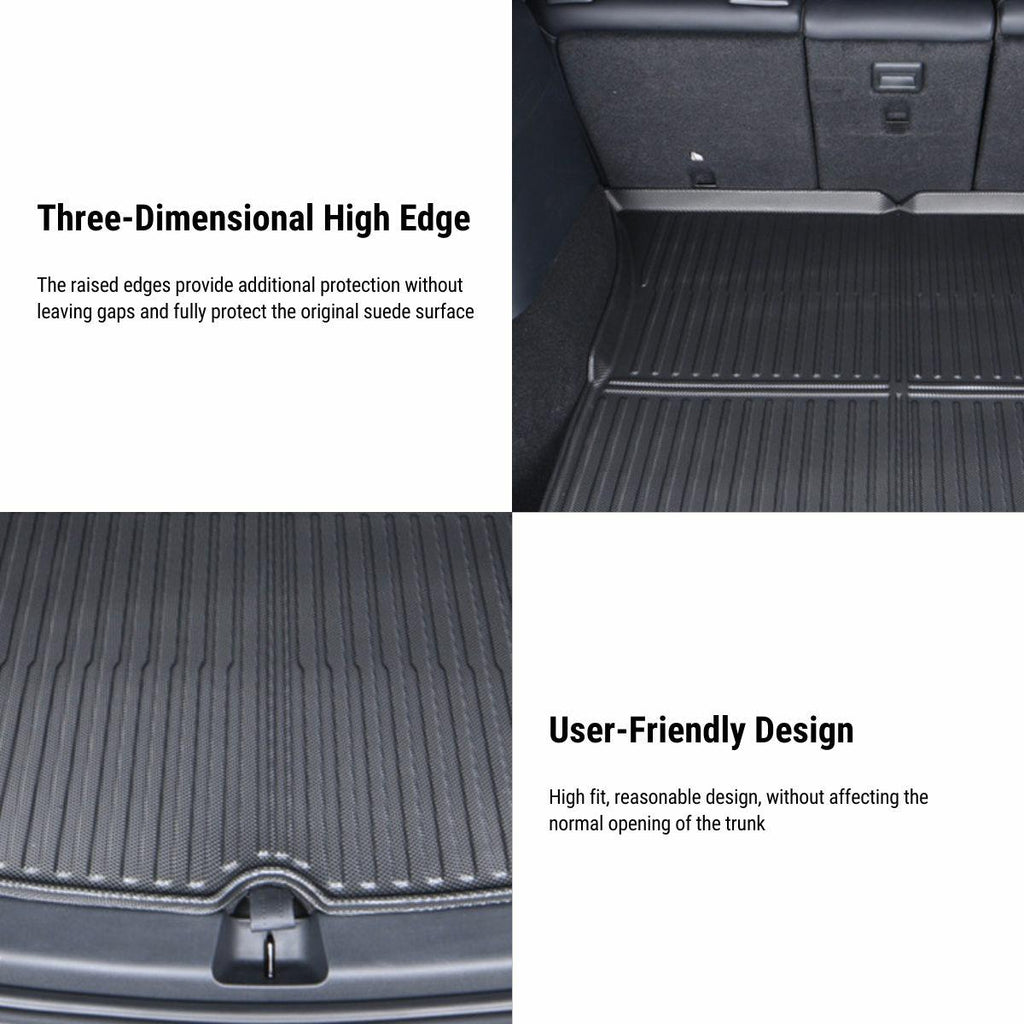 All Weather Front And Rear TPE Trunk Mat for Model Y |