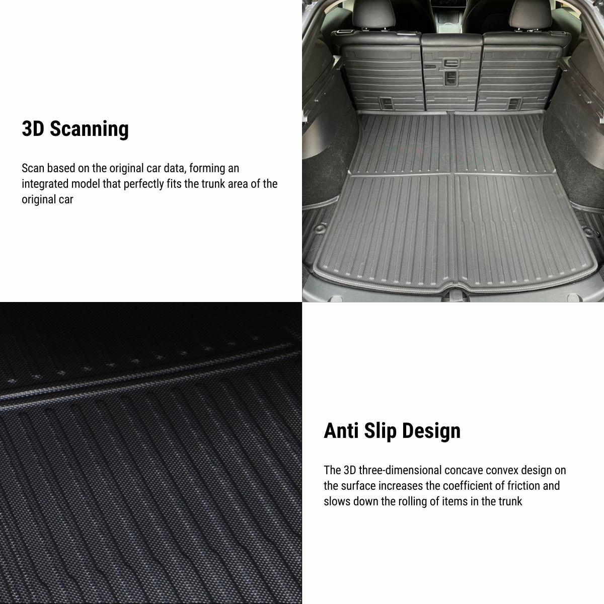 All Weather Front And Rear TPE Trunk Mat for Model Y |