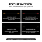 NeuroLight丨Model 3/Y Dashboard RGB Lights with Integrated BSD System