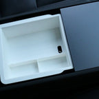 Double-Layer Center Armrest Storage Box for Model 3 Highland/Y Juniper | 3 Colors