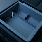 Double-Layer Center Armrest Storage Box for Model 3 Highland/Y Juniper | 3 Colors