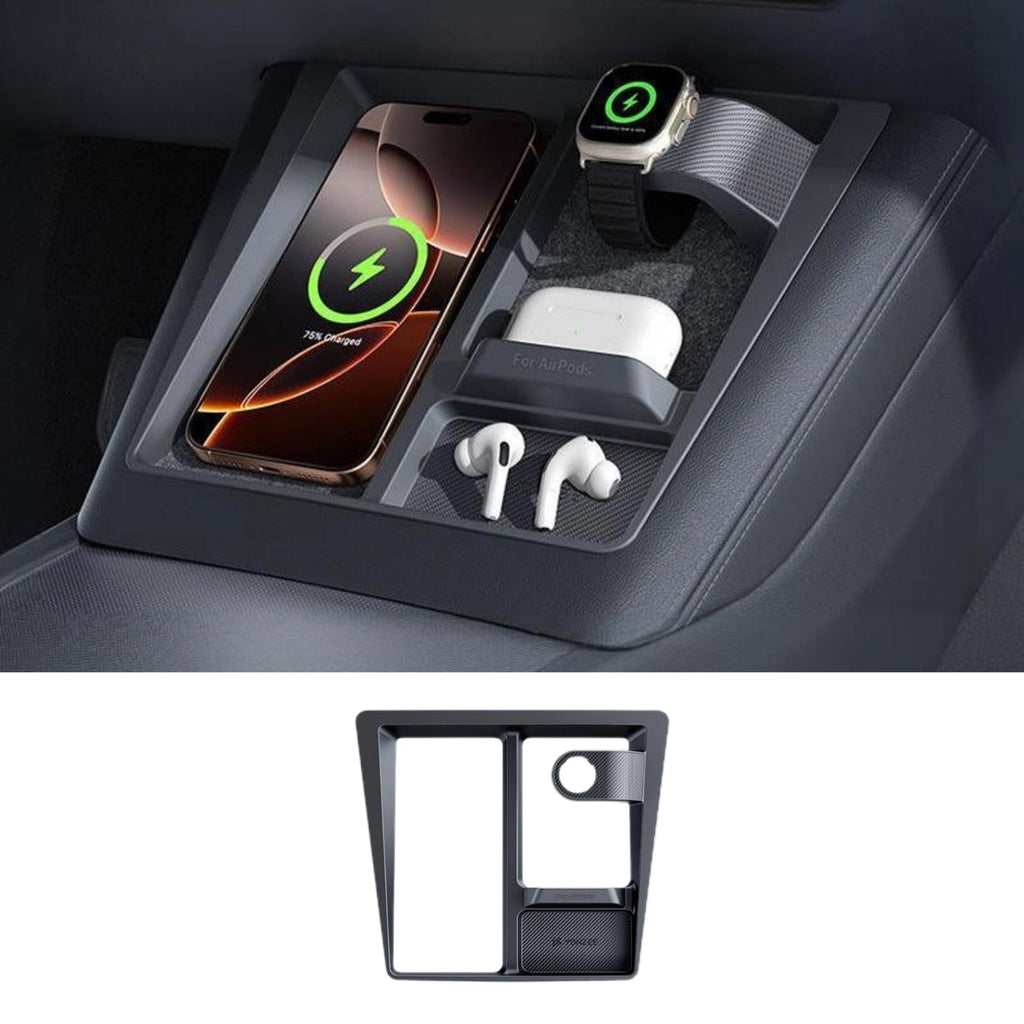 3-in-1 Wireless Charging Anti-Slip Organizer for Model 3 Highland / Model Y Juniper |