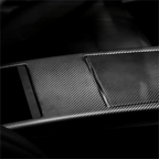 Center Console Side Trim Dry Carbon Fiber Overlay for Model S/X 2021+