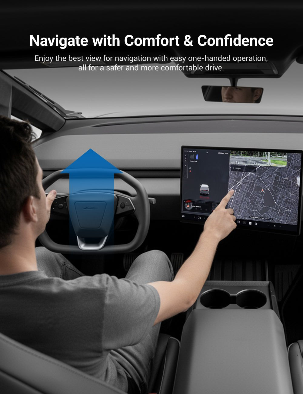 Center Screen Swivel Rotating Mount Kit for Cybertruck |