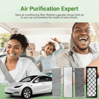 Complete HEPA Cabin Air Filter Set for Model Y | Upper & Lower 4-Pack/ Internal & External 6-Pack