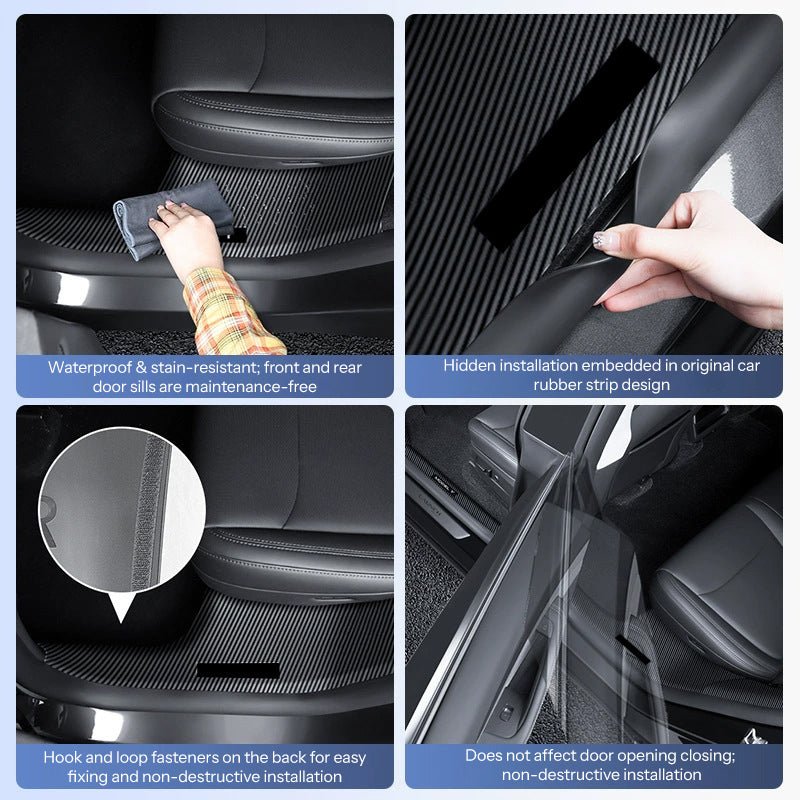 Complete Interior Door Sill Protection Kit for Model Y Juniper |