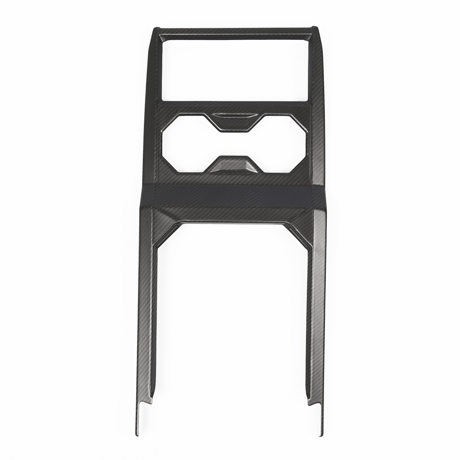 [Real Carbon Fiber] Front Drain Cup Panel For Cybertruck (Glossy/Matte)