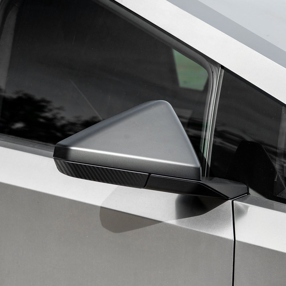 Cybertruck Side Mirror Cover | Real Dry Carbon Fiber Trim |