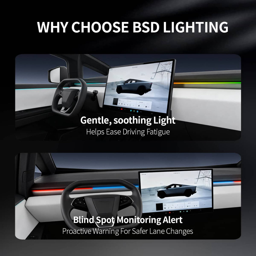 Cybertruck Smart BSD Blind Spot LED Ambient Lighting Kit |