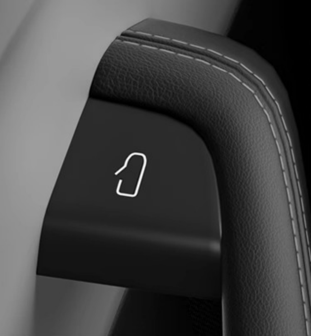 Door Open Button Stickers for Model Y Juniper & Model 3 Highland |