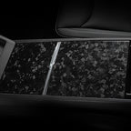 Dry Carbon Fiber Panel Console Wrap For Model Y Juniper / Model 3 Highland