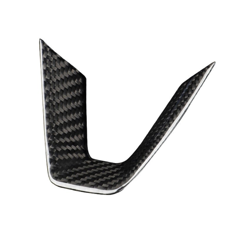 Dry Carbon Fiber Steering Wheel V-Cover for Model 3 Highland & Y Juniper