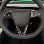 Dry Carbon Fiber Steering Wheel V-Cover for Model 3 Highland & Y Juniper