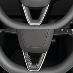 Dry Carbon Fiber Steering Wheel V-Cover for Model 3 Highland & Y Juniper