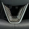 Dry Carbon Fiber Steering Wheel V-Cover for Model 3 Highland & Y Juniper