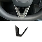 Dry Carbon Fiber Steering Wheel V-Cover for Model 3 Highland & Y Juniper