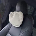 Dual-Layer Pressure Relief Headrest for Tesla