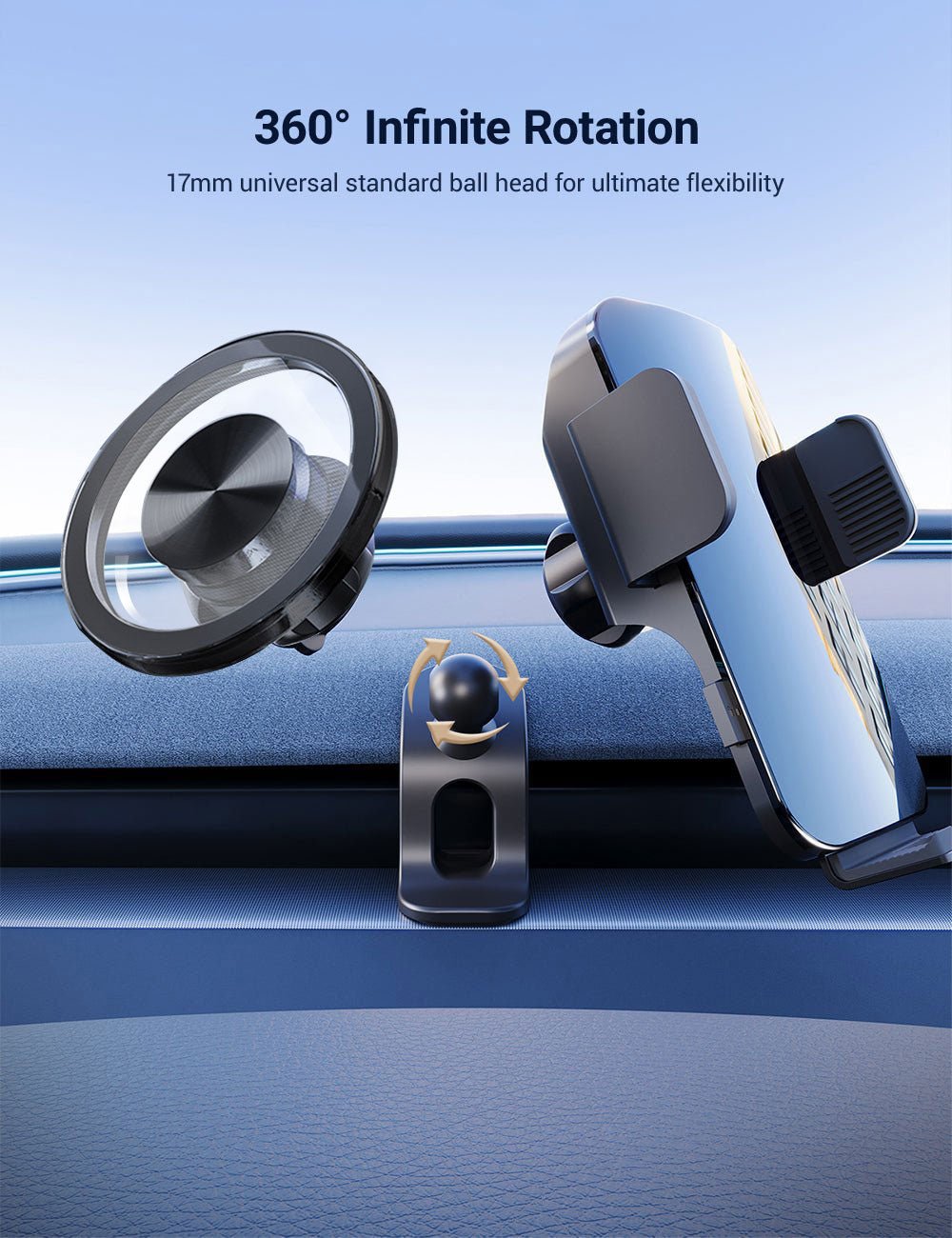 Flexible Phone Holder for Model 3 Highland & Model Y Juniper |